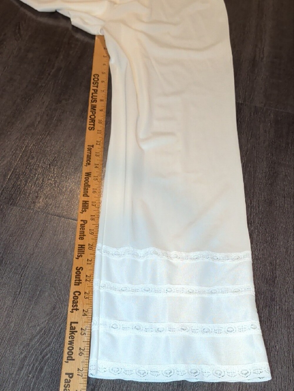 Vintage 60s Sears Ivory Pantaloons Bloomer Pants Lace Trim SZ Large MCM - Picture 11 of 11